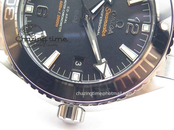 1225 Planet Ocean 2016 43.5mm SS Black Bezel BP 1:1 Best Edition Black Dial On SS Bracelet A WellDesigned 8195